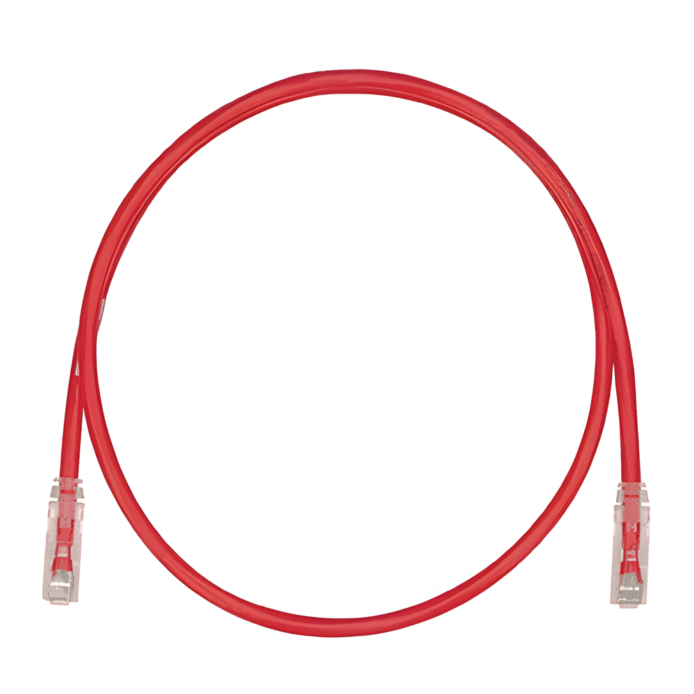 Cable de Parcheo TX6, UTP Cat6, 24 AWG, CM/LSZH, Color Rojo, 1 ft - Imagen 2