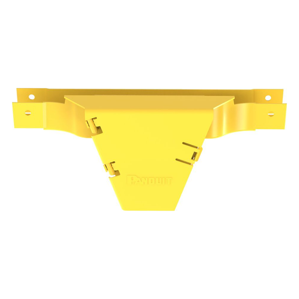 Accesorio en T con Conexión Horizontal y Bajada Vertical a 90º, Para Canaletas FiberRunner™ 2x2, Color Amarillo - Imagen 2