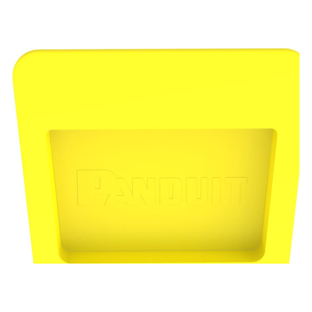 Tapa Final Para Canaletas FiberRunner™ 4x4, de Instalación a Presión, Color Amarillo - Imagen 2