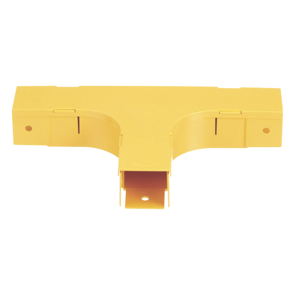 Accesorio en T Horizontal, Con Ángulos a 90º, Para Canaletas FiberRunner™ 2X2, Color Amarillo - Imagen 2