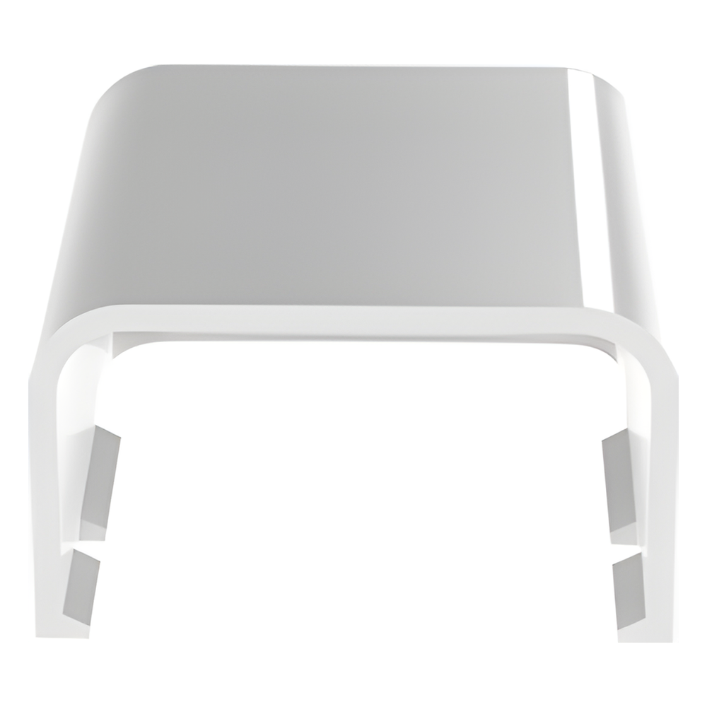 Tapa Final, para uso con canaleta LD10, material ABS, Color Blanco - Imagen 2