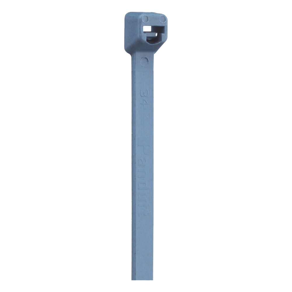 Cincho Pan-Ty™ 203mm Largo x 3.4mm ancho, Intermedio de Nylon 6.6 y Metal Detectable, Color Azul. 100 Piezas. - Imagen 2