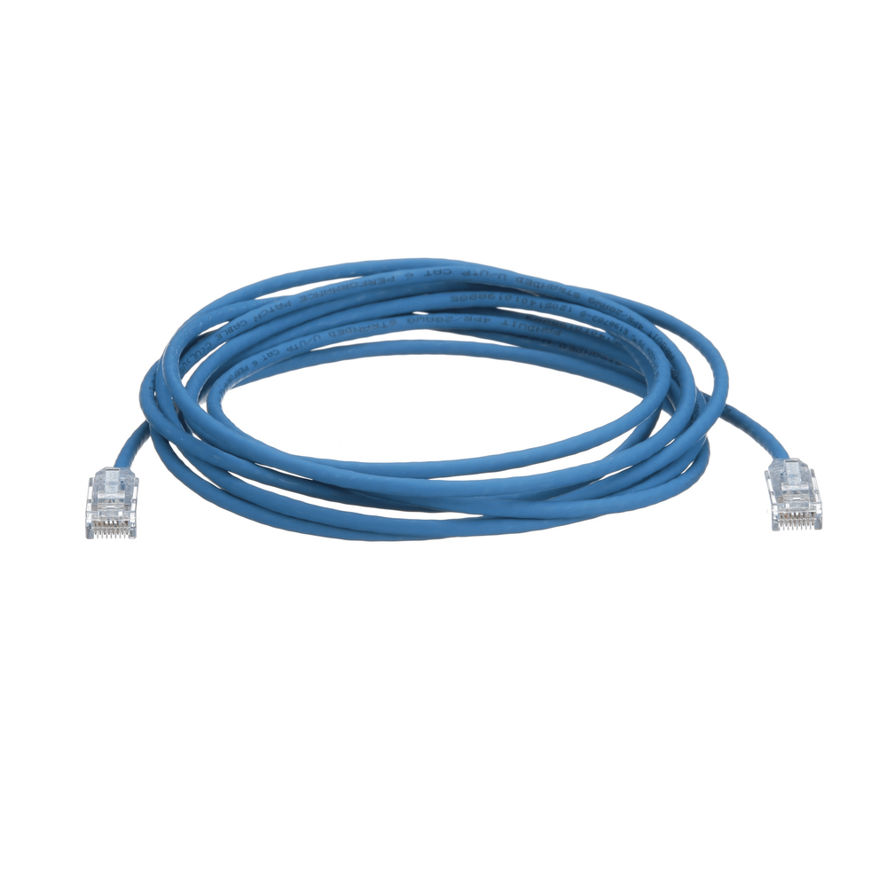 Cable de Parcheo TX6, UTP Cat6, Diámetro Reducido (28AWG), Color Azul, 30.48 Metros (100 Pies) - Imagen 2