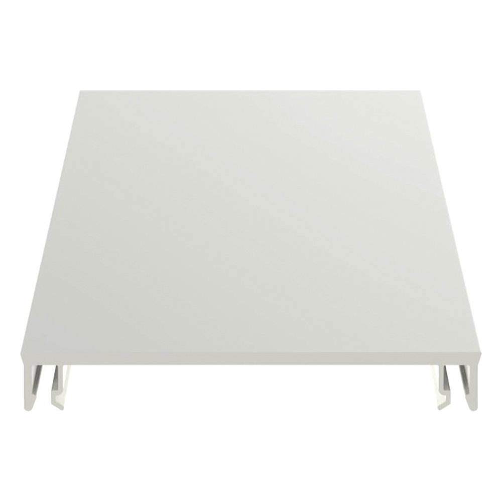 Cubierta para canaleta T-70, de PVC rígido, 70.1 x 9.1 x 2400 mm, Color Blanco Mate - Imagen 2