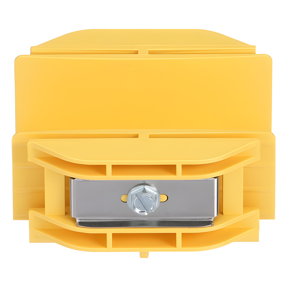 Union Recta "Cople", Para Canaleta FiberRunner™ 2X2, Color Amarillo - Imagen 3