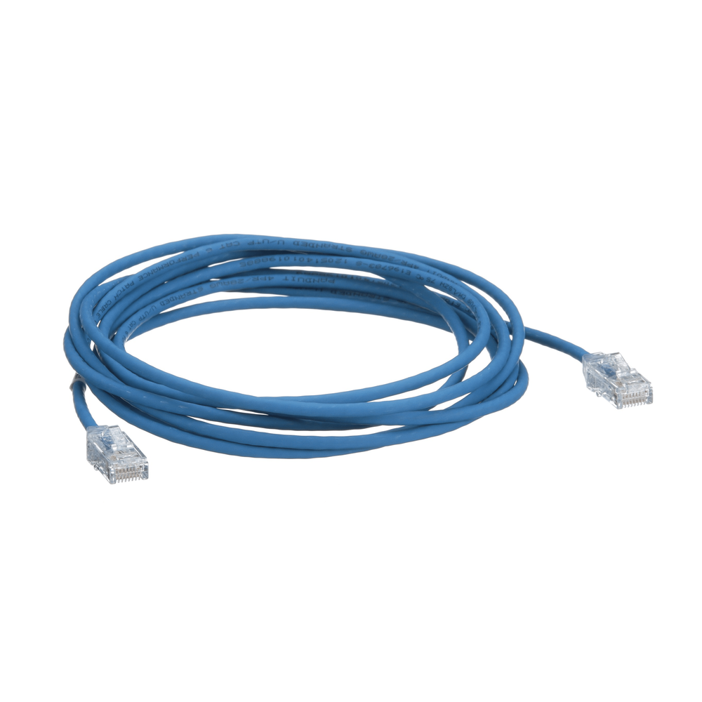 Cable de Parcheo TX6, UTP Cat6, Diámetro Reducido (28AWG), Color Azul, 30.48 Metros (100 Pies) - Imagen 3