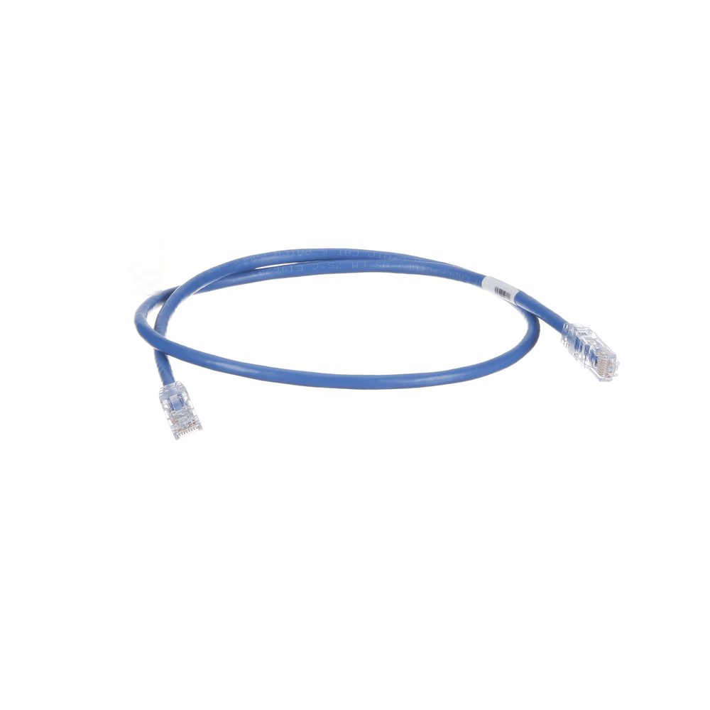 Cable de Parcheo TX6, UTP Cat6, 24 AWG, CM, Color Azul, 7.01 Metros (23 Pies) - Imagen 3