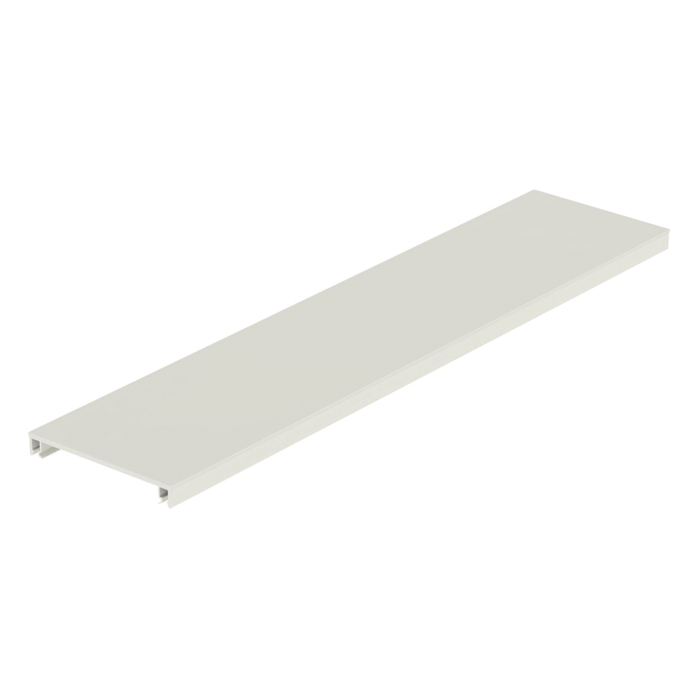 Cubierta para canaleta T-70, de PVC rígido, 70.1 x 9.1 x 2400 mm, Color Blanco Mate - Imagen 3