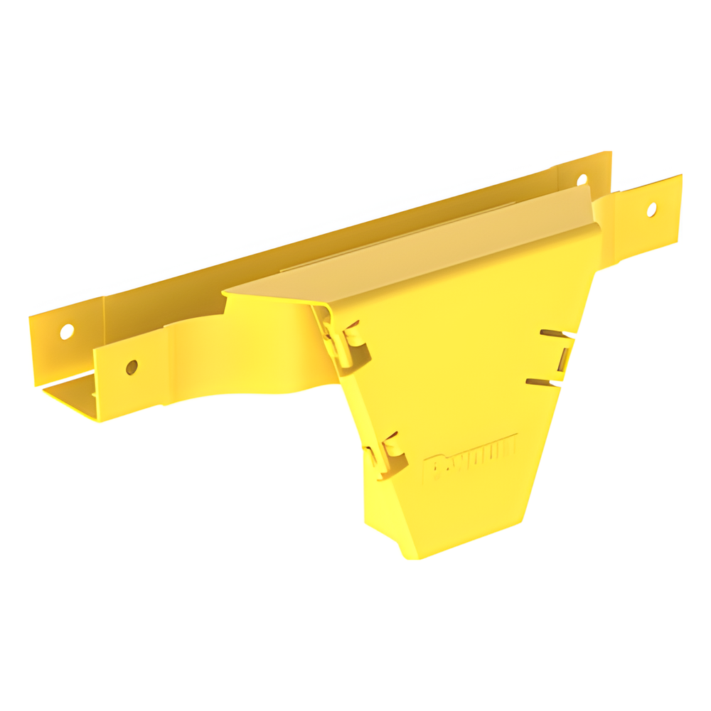 Accesorio en T con Conexión Horizontal y Bajada Vertical a 90º, Para Canaletas FiberRunner™ 2x2, Color Amarillo - Imagen 4