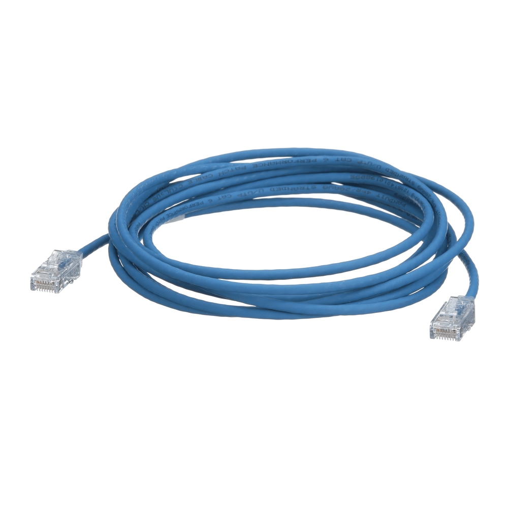 Cable de Parcheo TX6, UTP Cat6, Diámetro Reducido (28AWG), Color Azul, 30.48 Metros (100 Pies) - Imagen 4