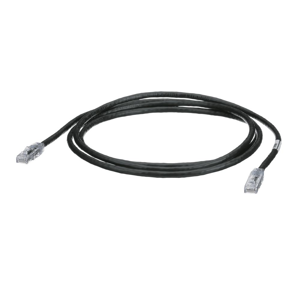 Cable de Parcheo TX6, UTP Cat6, 24 AWG, CM, Color Negro, 2.13 Metros (7 Pies) - Imagen 4
