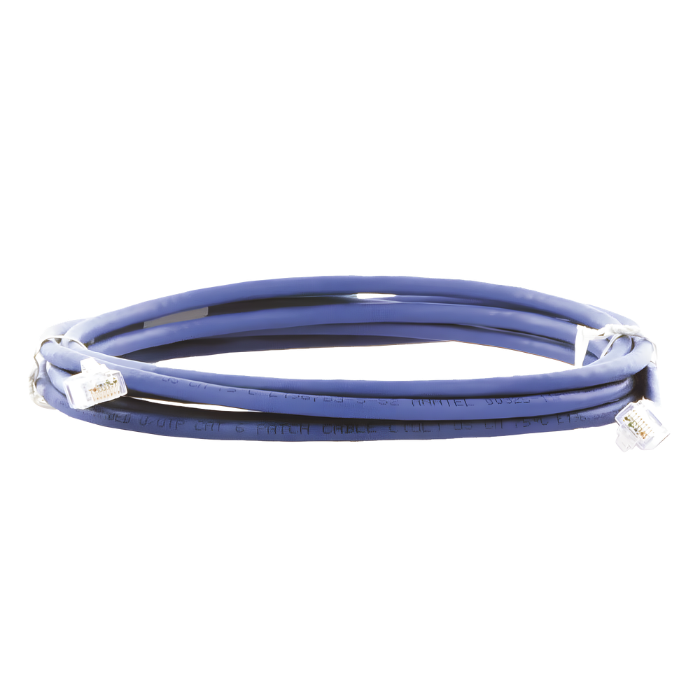 Cable de Parcheo TX6, UTP Cat6, 24 AWG, CM, Color Azul, 3.05 Metros (10 Pies) - Imagen 2