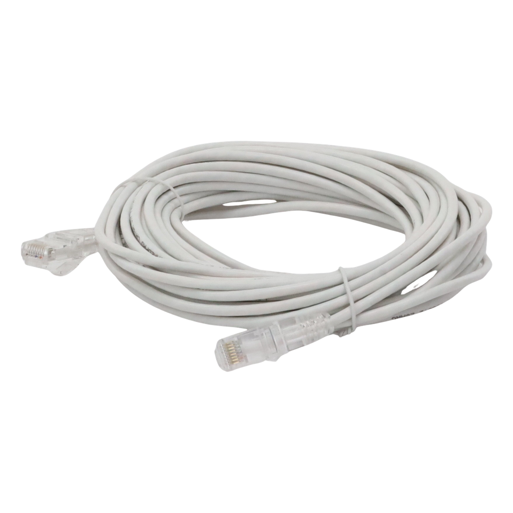 Cable de Parcheo Slim UTP Cat6A - 10 Metros (32.81 Pies) Blanco, Diámetro Reducido (28 AWG) - Imagen 2