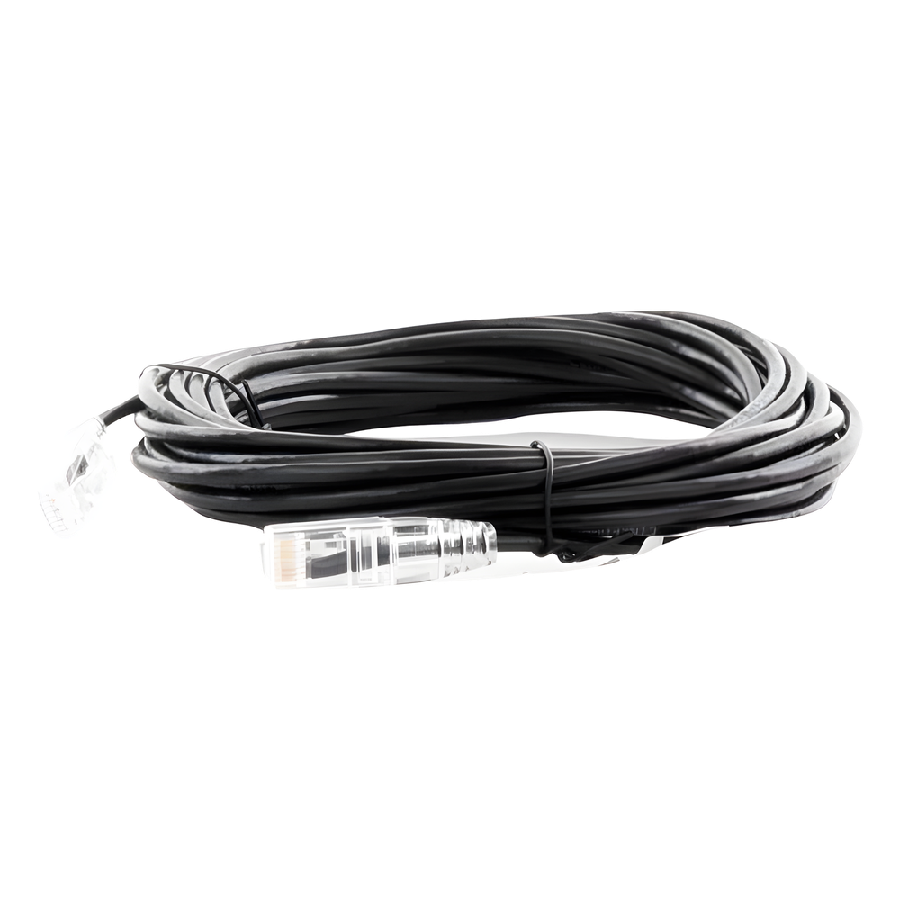 Cable de Parcheo Slim UTP Cat6A - 7 Metros (22.97 Pies) Negro, Diámetro Reducido (28 AWG) - Imagen 2