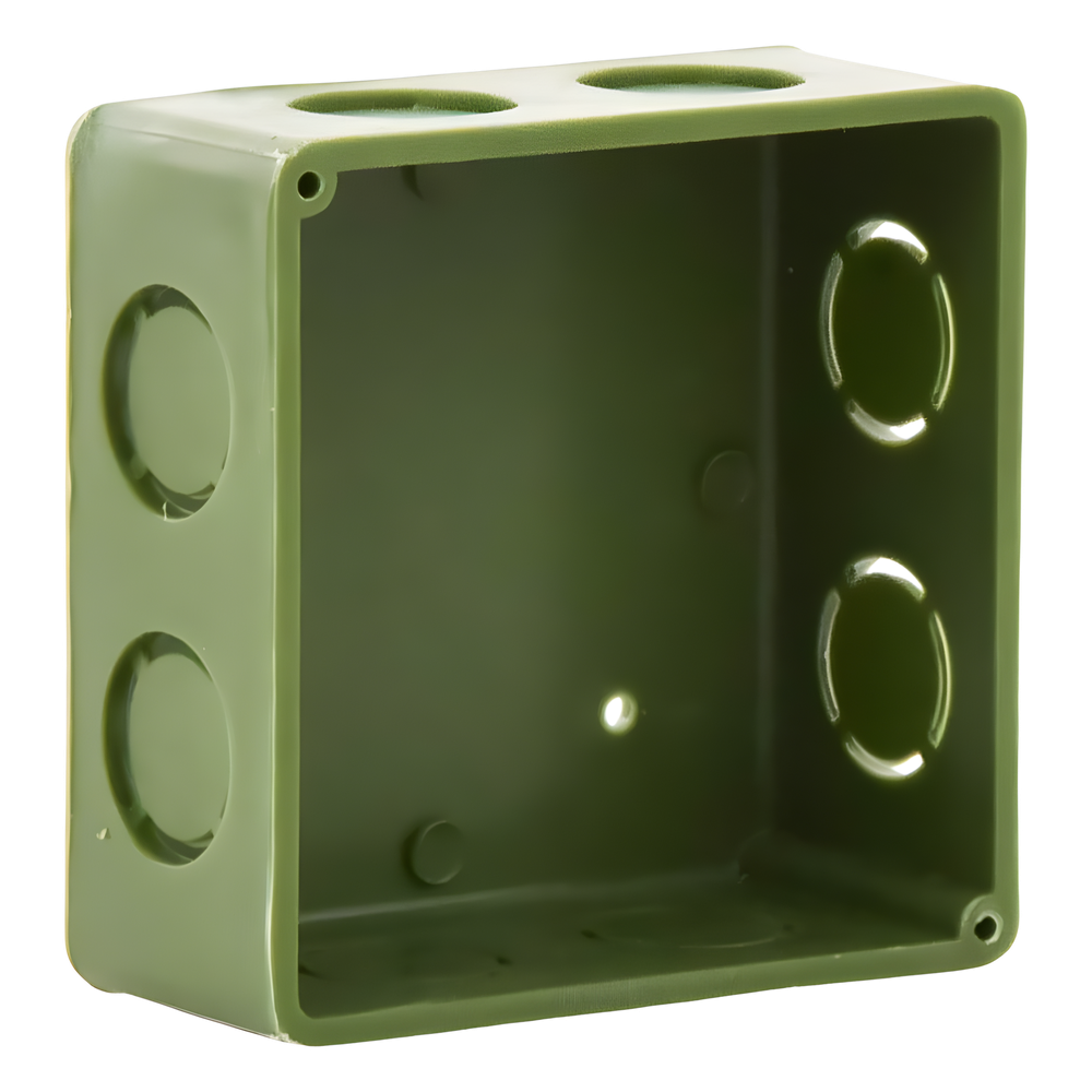 Caja Cuadrada de 1/2" para Instalaciones de PVC Conduit Pesado. - Imagen 2
