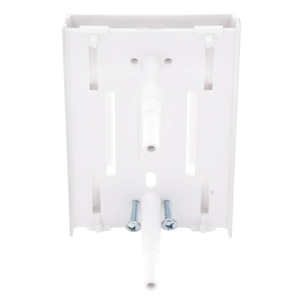 Soporte y tapa universal color blanco de PVC auto extinguible, para canaleta TEK100 (5595-10001) - Imagen 2