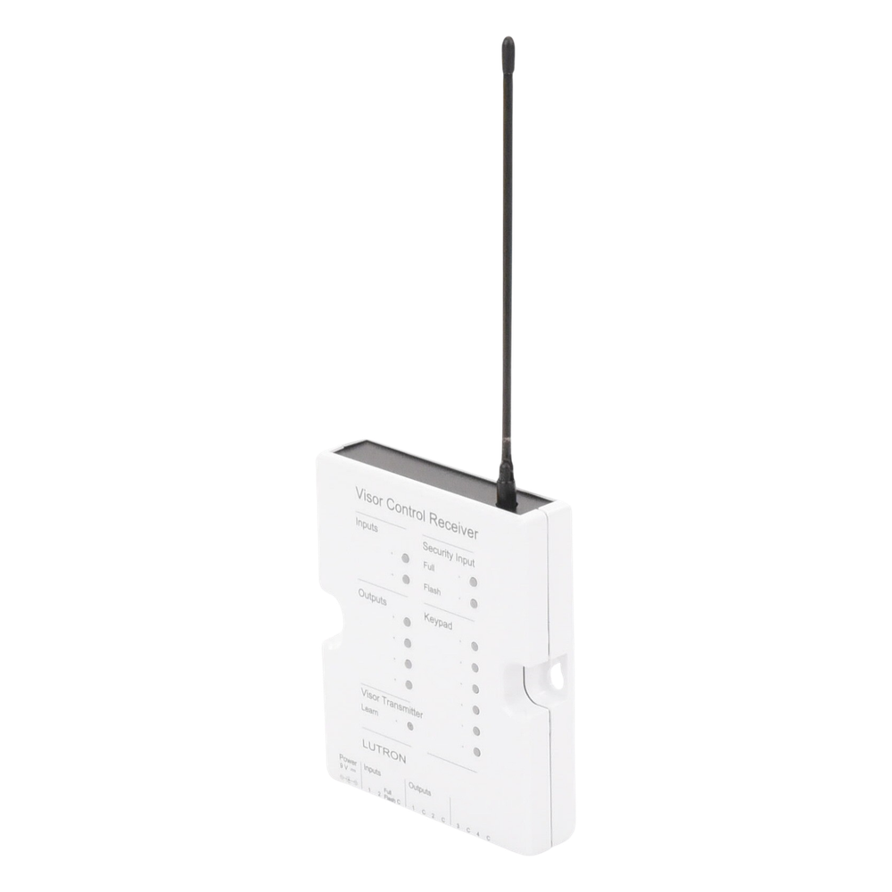 Receptor de control de visera para RadioRA 2 con 4 salidas de contacto seco para puertas de garaje o portones y entrada de seguridad, color blanco - Imagen 2