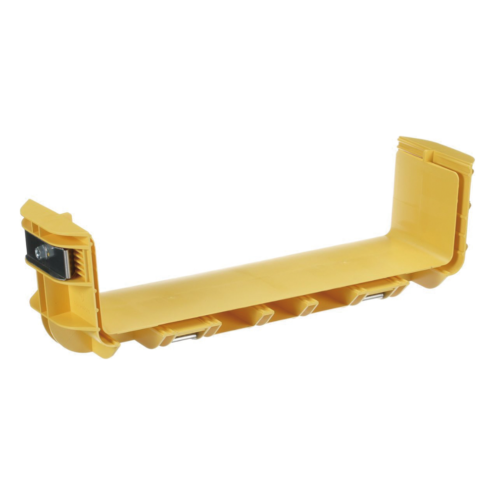 Union Recta "Cople", Para Canaleta FiberRunner™ 12X4, Color Amarillo - Imagen 2