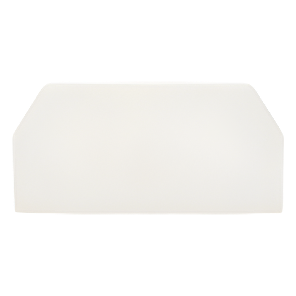 Tapa Final, para uso con canaleta T45, Material PVC Rígido, Color Blanco Mate - Imagen 2