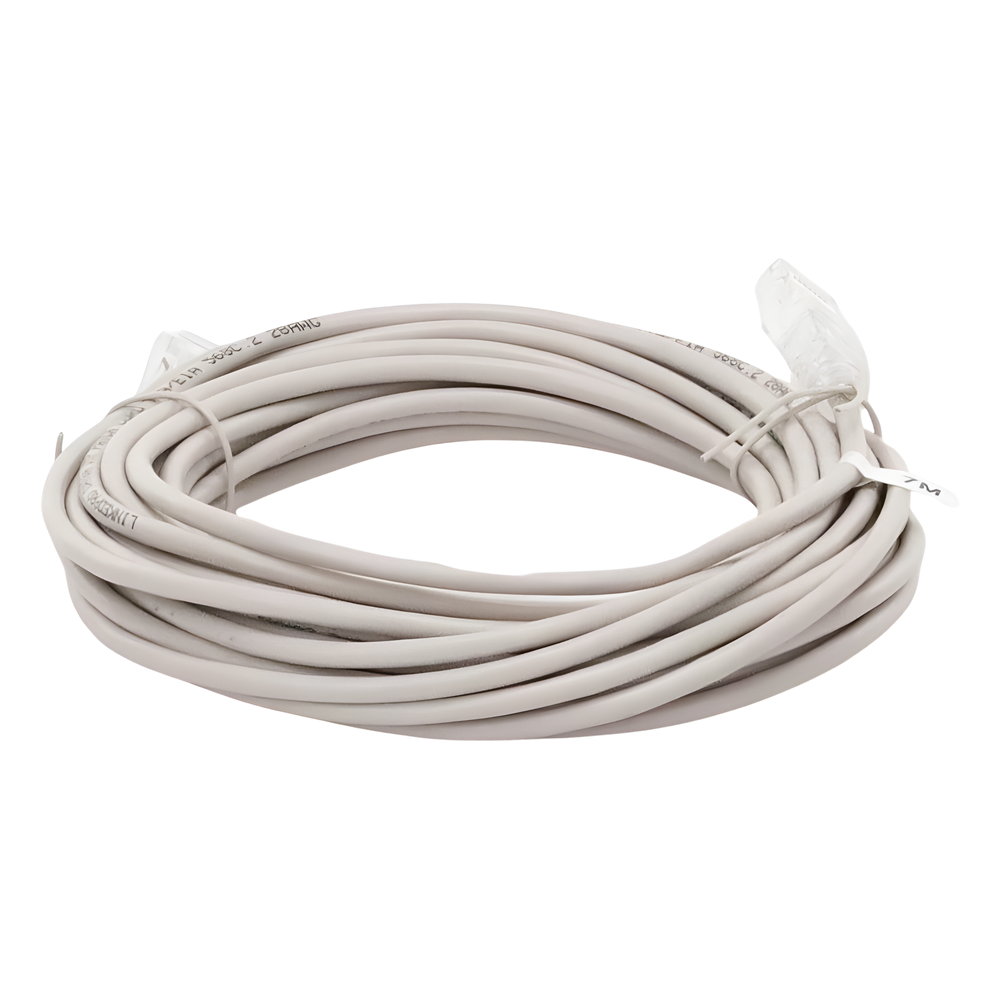 Cable de Parcheo Slim UTP Cat6A - 7 Metros (22.97 Pies) Gris, Diámetro Reducido (28 AWG) - Imagen 3