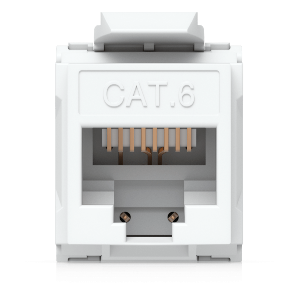 Keystone Jack Cat6 Tipo Toolless para Terminación sin Herramientas, Instalación Snap-In en Patch Panel, Paquete con 12 Piezas - Imagen 3