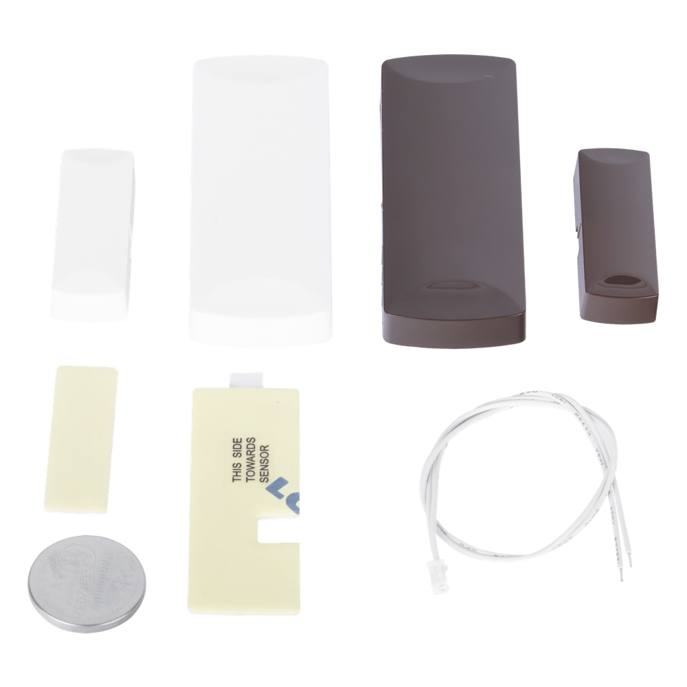 Sensor + Transmisor Inalámbrico 1 Zona / Contacto Magnético + Entrada Externa / 345 MHz / Batería 5 Años / Convierte Sensores Cableados a Inalámbricos - Imagen 5