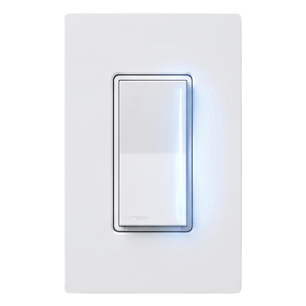 Atenuador de pared táctil Sunnata Pro LED+ con barra de luz, 250 W LED o 500 W incandescente a 120 V, requiere neutro, color blanco brillante, para sistema RadioRA 3 - Imagen 3