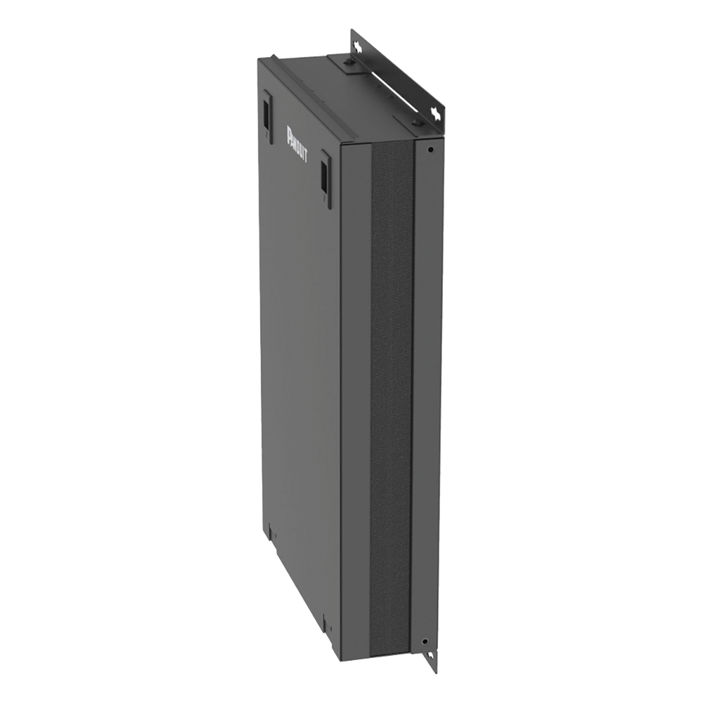 Punto de Consolidación Para 48 Puertos, Con Espacio para 2 UR, Instalación en Piso, Pared o Techo, Fabricado en Acero, Color Negro - Imagen 3