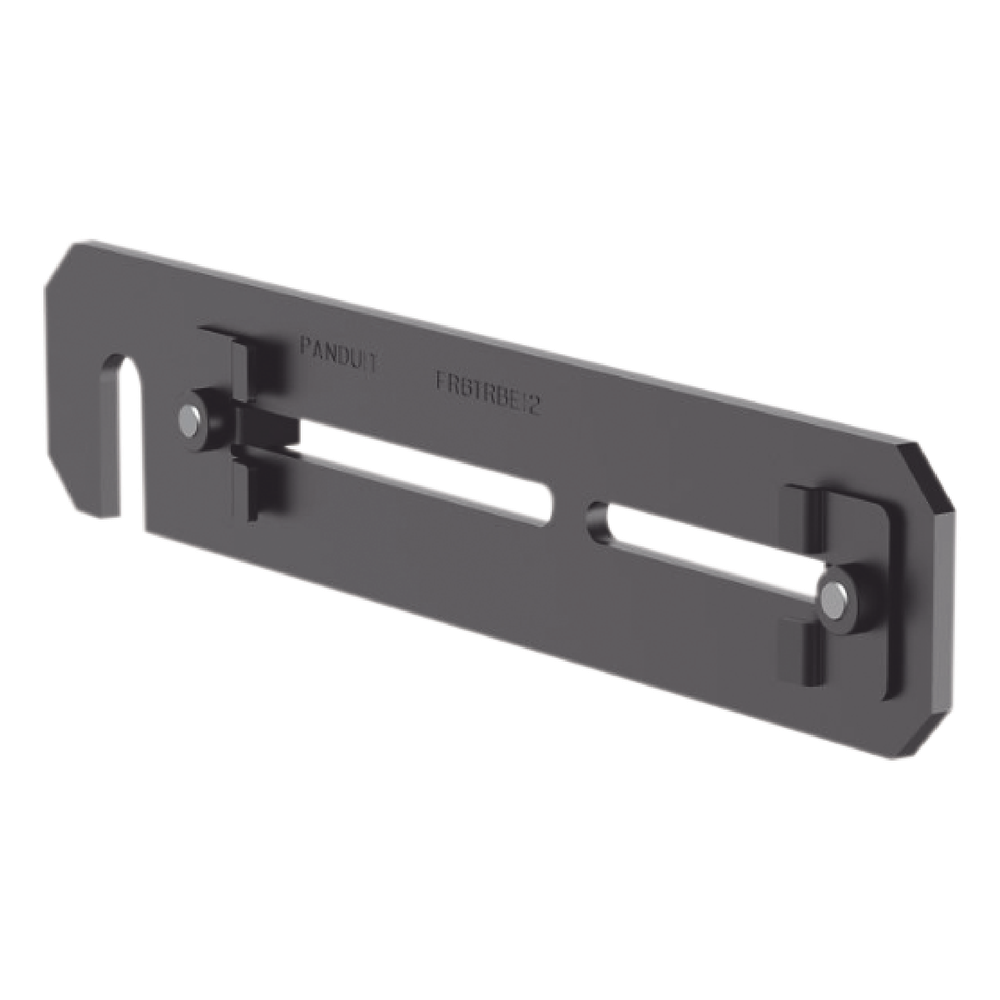 Soporte de Montaje a Techo, para Canaletas FiberRunner 4X4 o 6x4, Uso con Varilla Roscada de 1/2", Color Negro - Imagen 3