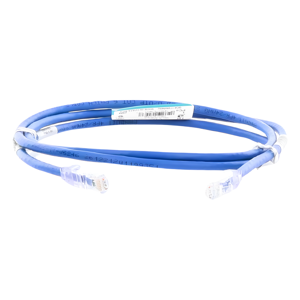 Cable de Parcheo TX6, UTP Cat6, 24 AWG, CM, Color Azul, 1.52 Metros (5 Pies) - Imagen 3