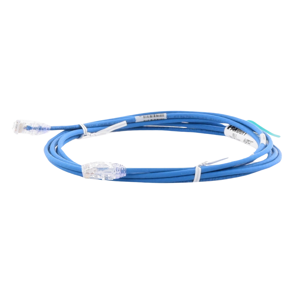 Cable de Parcheo TX6, UTP Cat6, Diámetro Reducido (28AWG), Color Azul, 3.05 Metros (10 Pies) - Imagen 3