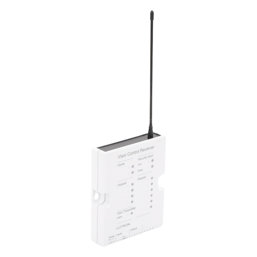 Receptor de control de visera para RadioRA 2 con 4 salidas de contacto seco para puertas de garaje o portones y entrada de seguridad, color blanco - Imagen 4