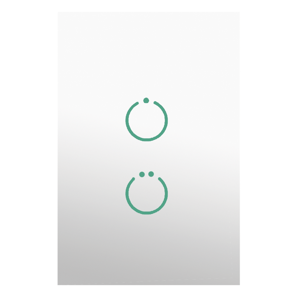 (ZWAVE) Interruptor On/Off panel táctil touch inalámbrico Zwave Plus 2 botones. No requiere cable neutro, Compatible con Hubitat HC8, Álula M2M, otros - Imagen 4