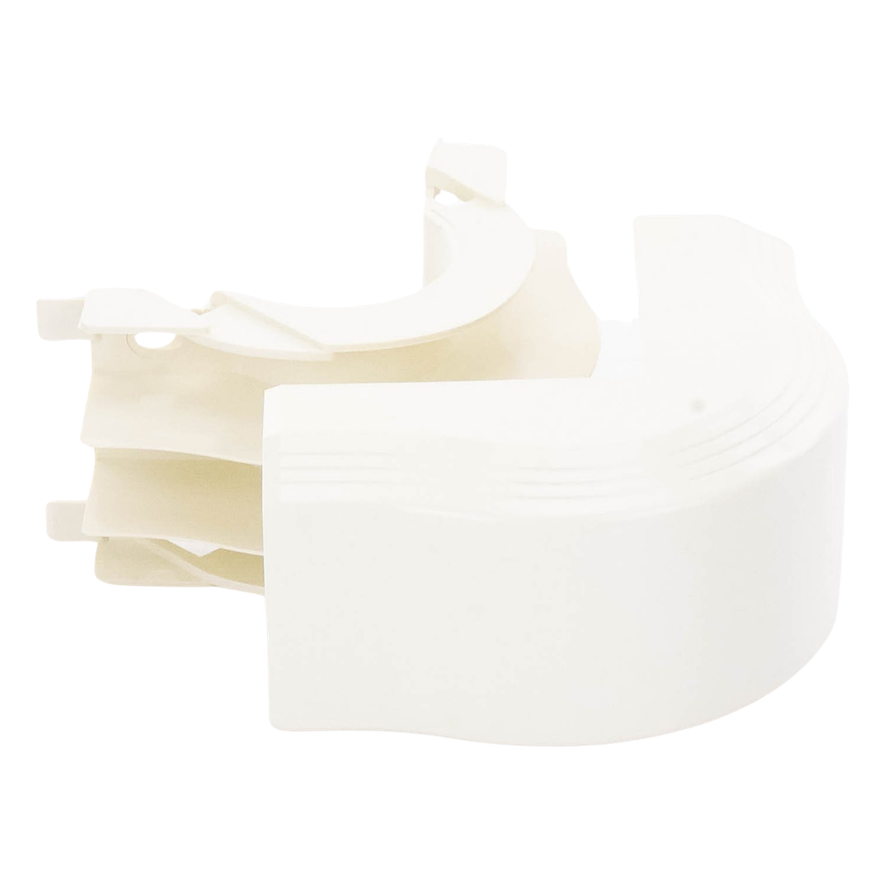 Esquinero exterior, para uso con canaleta T45, Material PVC Rígido, Color Blanco Mate - Imagen 4