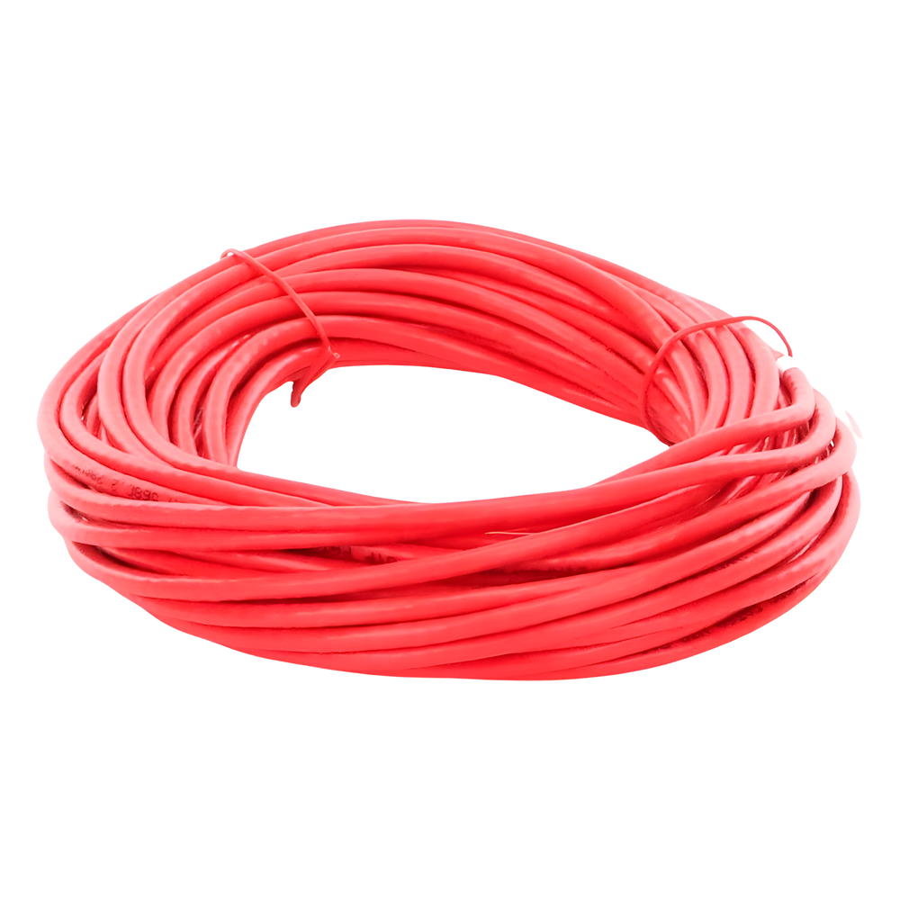 Cable de Parcheo Slim UTP Cat6A - 10 Metros (32.81 Pies) Rojo Diámetro Reducido (28 AWG) - Imagen 5