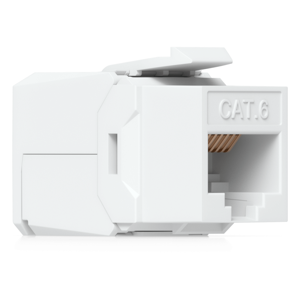 Keystone Jack Cat6 Tipo Toolless para Terminación sin Herramientas, Instalación Snap-In en Patch Panel, Paquete con 12 Piezas - Imagen 5