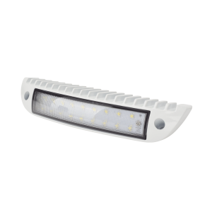 Luz de cortesía con bisel color blanco ideal para ambulancias y vehículos de rescate