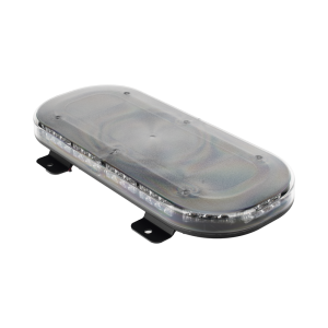Mini Barra de Luces 42 LED, Ambar/Blanco, 15 Pulgadas, Montaje Fijo Con Tornillos, 12-24 Vcd, Lente transparente, SAE