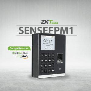 Terminal Biométrica de Asistencia / Huella Digital y RFID / 500 Usuarios / Pantalla 2.8" / WiFi / ZKBio Zlink / USB