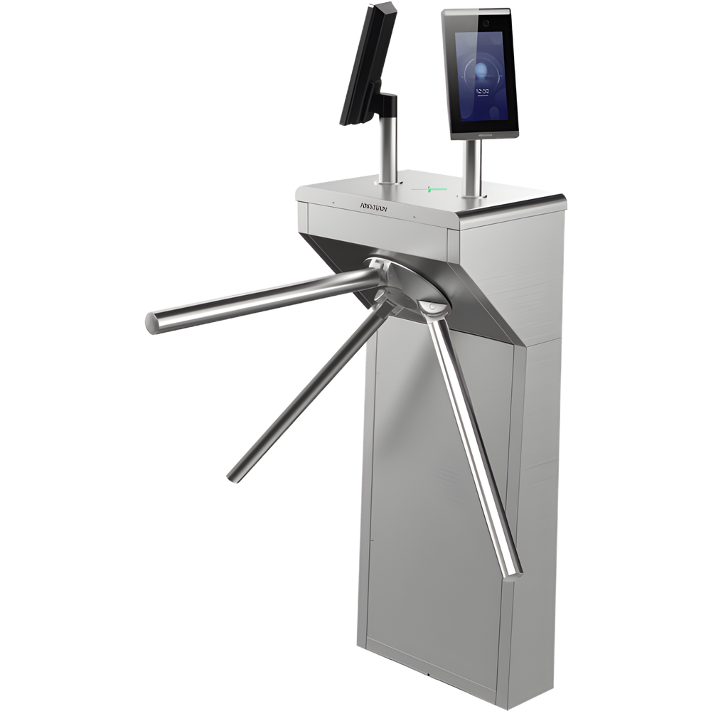 Torniquete Trípode Bidireccional de Acero Inoxidable SUS304 / 2 Millones MCBF / Apertura en Caso de Emergencia / Integrable con cualquier Sistema de Control de Acceso / Indicadores LED de Entrada-Salida - Imagen 2