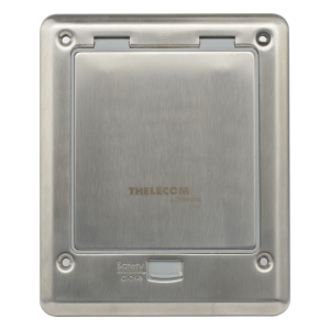 Caja de Piso con Contacto Eléctrico (Duplex), Resistente al Agua, IP66 (Con Tapa Cerrada) (11000-53201)
