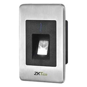 Lector Esclavo de Huella y Proximidad / RS-485 / IP65 / Acero Inoxidable / Exterior / ZKFinger VX10.0