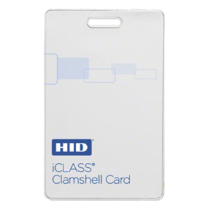 Tarjeta iClass Clamshell (Gruesa) / 2 k memoria / Programada  a 26 bits Aleatoriamente/ Garantía de por Vida