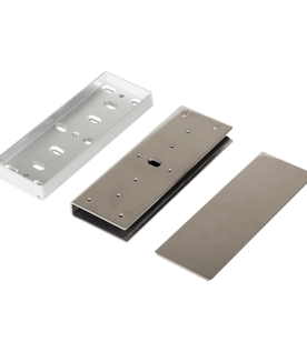 Montaje Para Puerta de Vidrio Tipo "U" / Para Chapas Magnéticas de 1200 Lbs / Secolarm