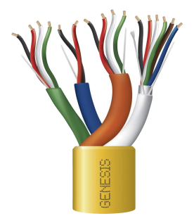 Carrete de Cable de 305 Metros (1000 Pies) / Color Amarillo / Compuesto por 6x22 AWG blindado, 4x18 AWG, 4x22 AWG, y 2x22 AWG / Para Aplicaciones en Control de Acceso