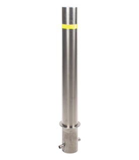 Bolardo Fijo de Acero Inoxidable de 900 mm de Altura / Ideal para aplicaciones delimitaciones de automóviles