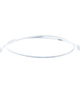 Patch Cord MC6 Modular Cat6 UTP, CM/LS0H, 0.91 Metros (3 Pies), Color Blanco, Versión Bulk (Sin Empaque Individual)