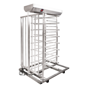 Torniquete Sencillo de Cuerpo Completo / Fabricado 100% en Acero Inoxidable / Diseño Elegante / Capacidad de 25 Personas por Minuto