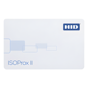 Tarjeta de Proximidad ISOProx II HID (Delgada) (1386LGGMV) Perforada Verticalmente / Garantía de por Vida / 1586/ 1386