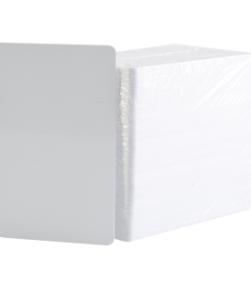 Paquete de 500 Tarjetas UltraCard 10 milesimas Grosor/ Adhesivas/ Imprimibles por un sólo lado / Para pegar sobre tarjetas/ CR80